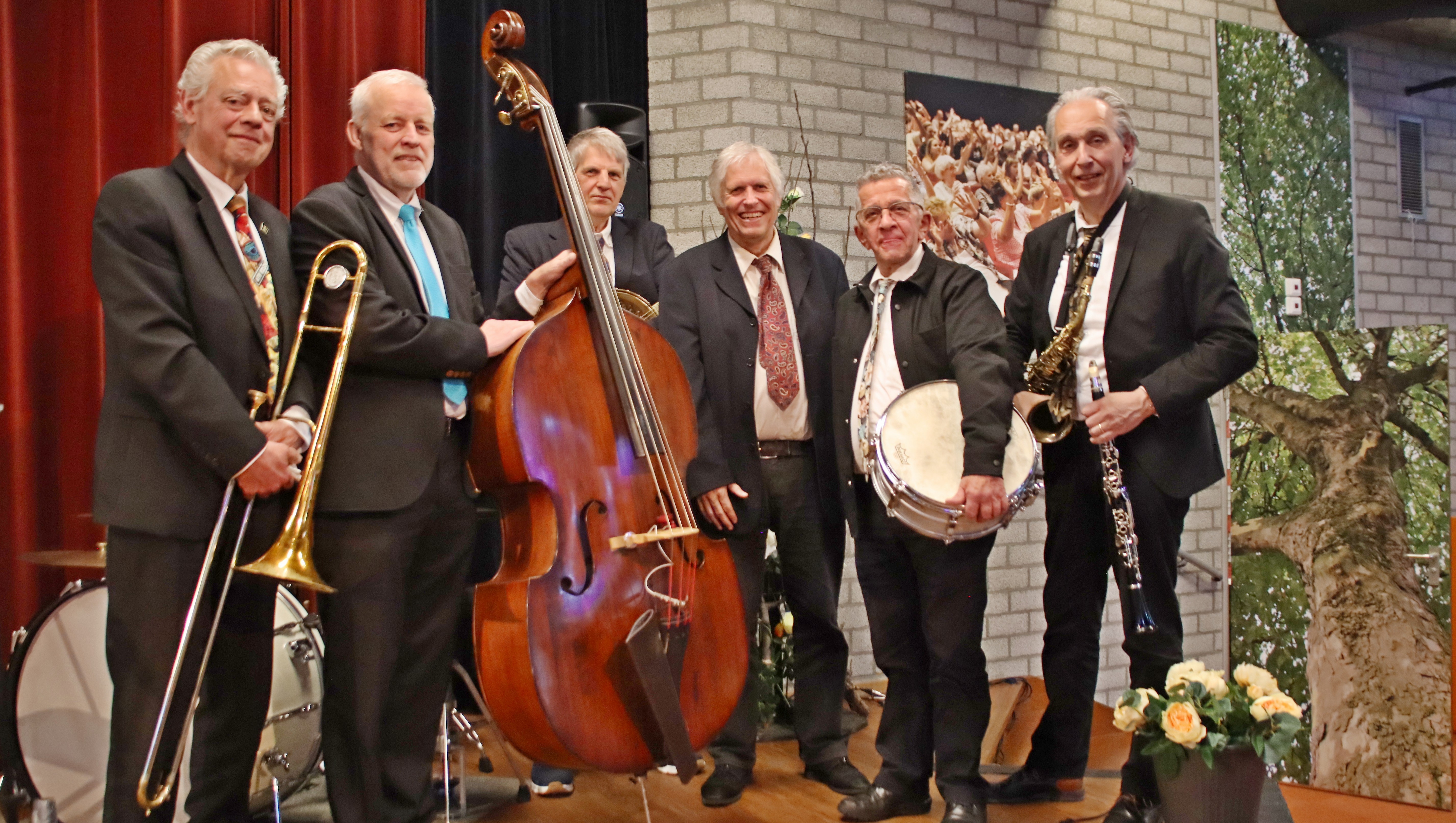 Oude Stijl Jazzconcert door de New Orleans Revival Stompers