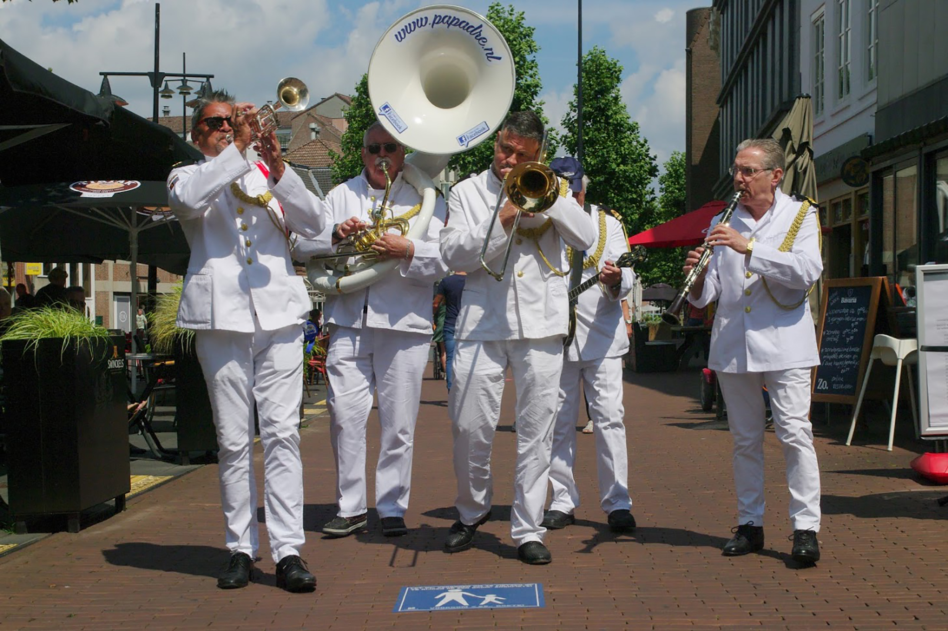 Papa Dré Jazz Band in concert